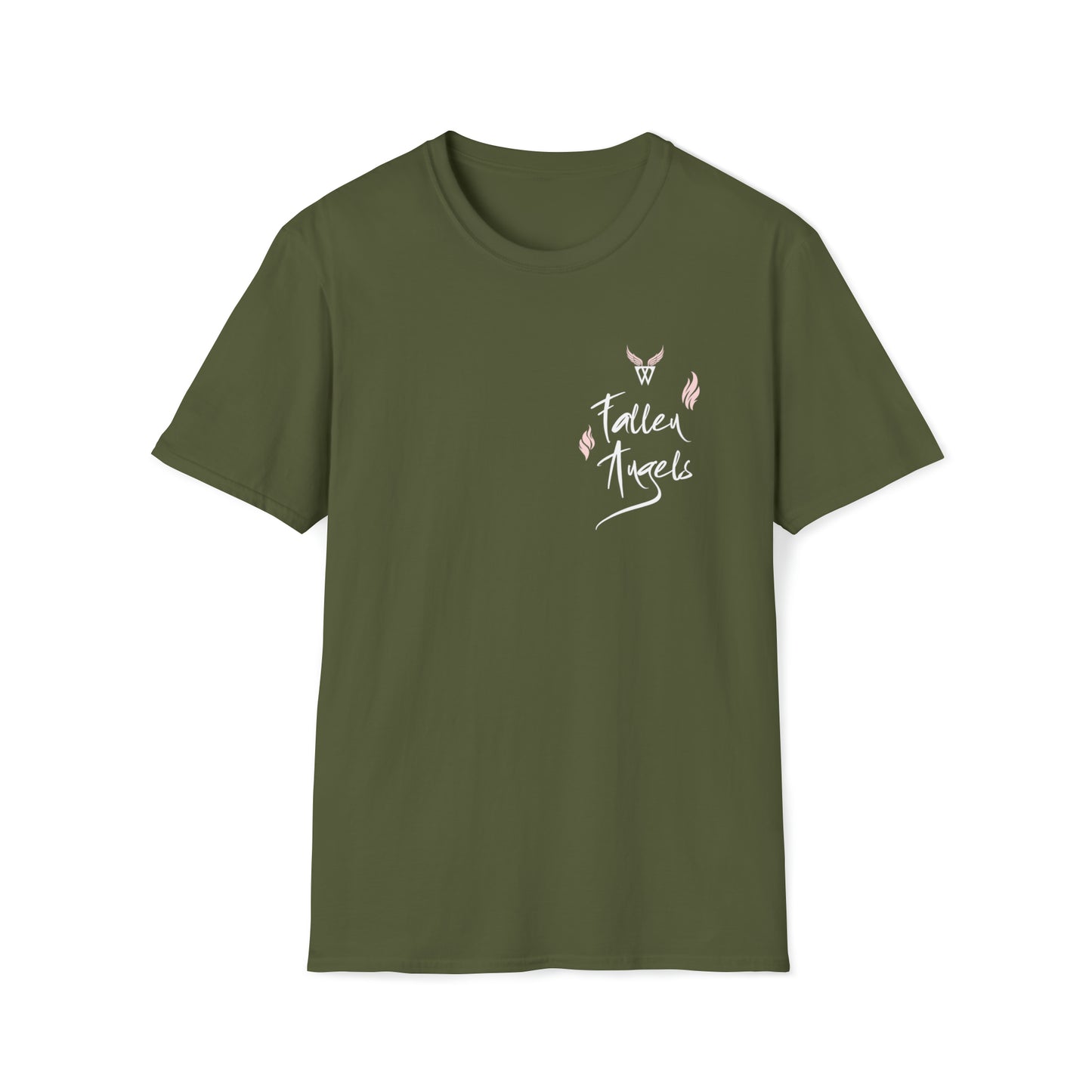 Augmented Reality T-shirt with Phoenix Wings for adults with QR code that displays digital wings when pointed with the camera New Trend in Digital Fashion