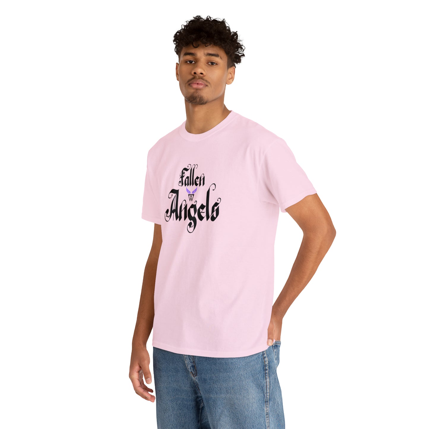 Augmented Reality T-shirt for adults with QR code that displays digital FAIRY wings when pointed with the camera New Trend in Digital Fashion man