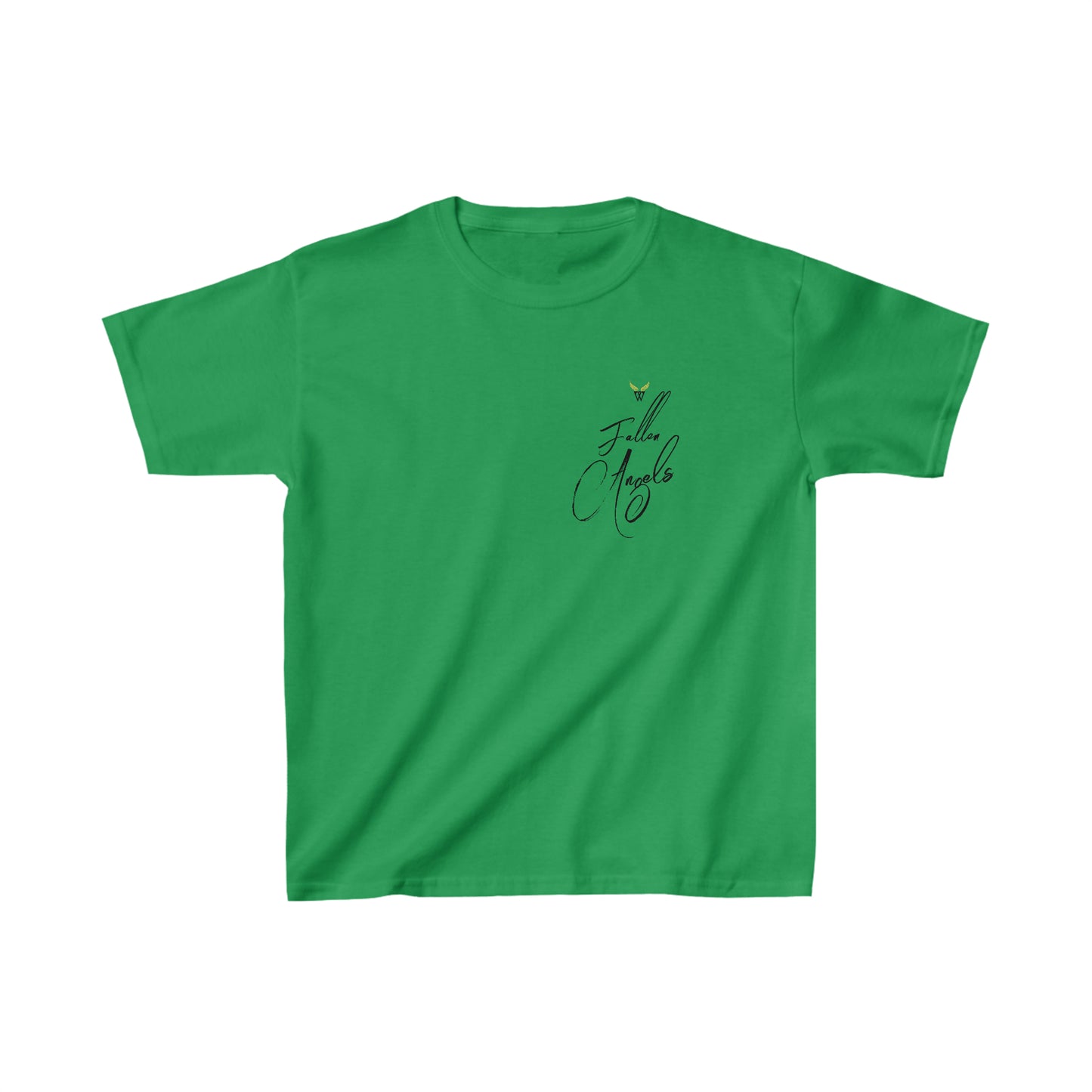 ANGEL Kids T-shirt with Wings in Augmented Reality QR code that displays digital wings when pointed with the camera
