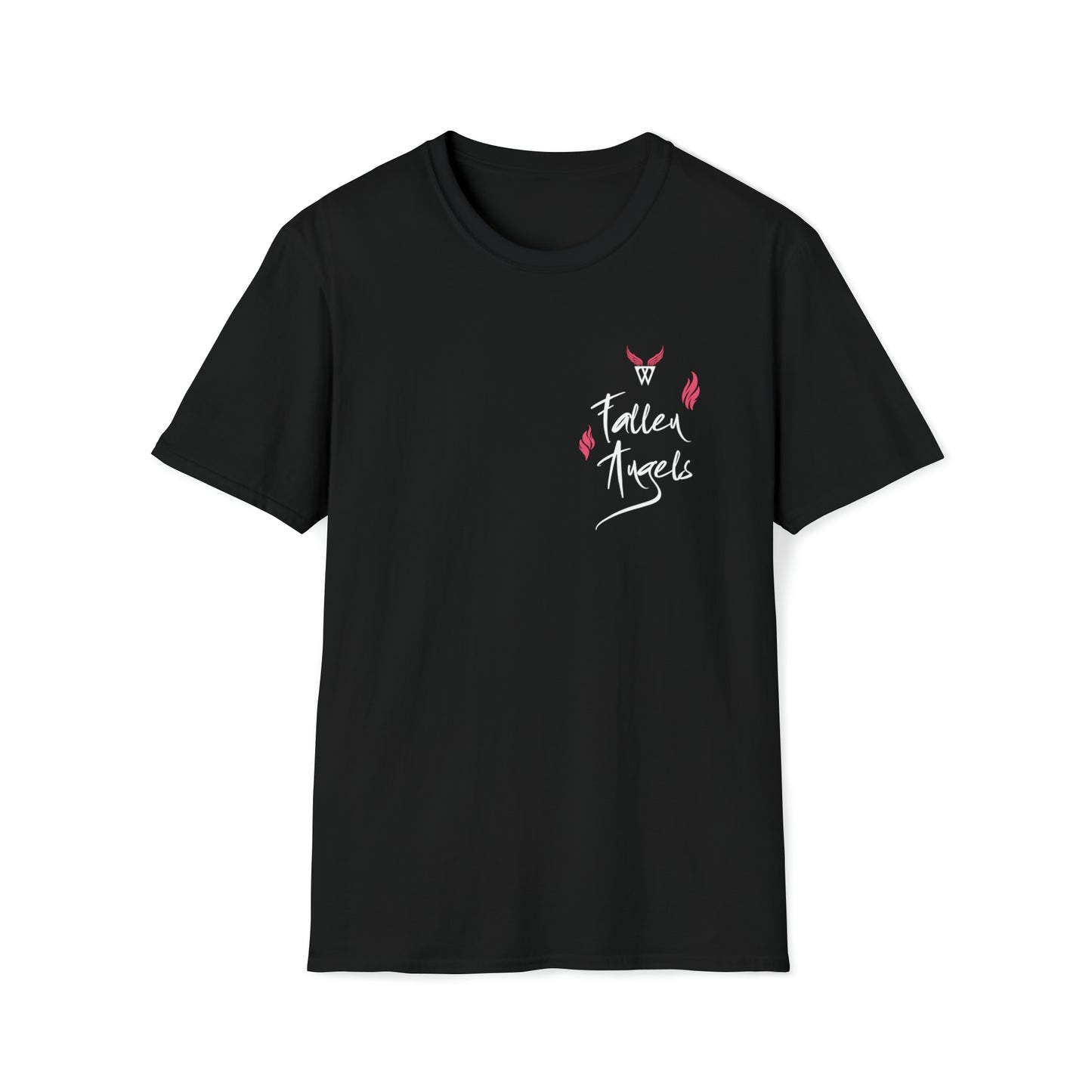 Augmented Reality T-shirt with Phoenix Wings for adults with QR code that displays digital wings when pointed with the camera New Trend in Digital Fashion