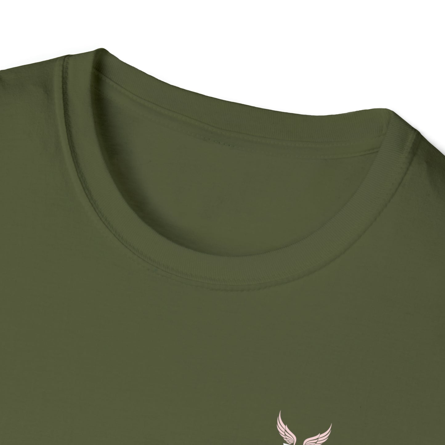 Augmented Reality T-shirt with Phoenix Wings for adults with QR code that displays digital wings when pointed with the camera New Trend in Digital Fashion