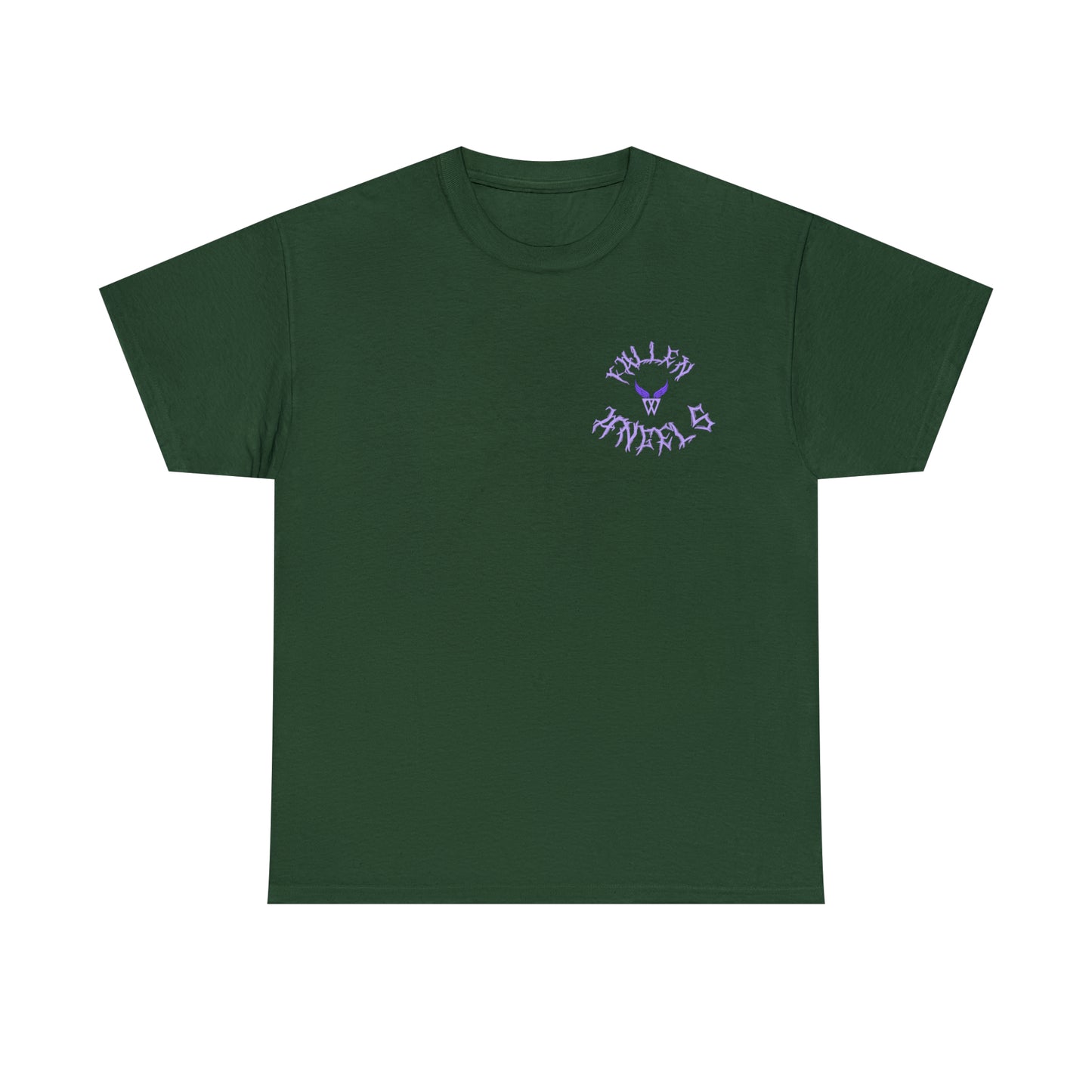 Augmented Reality T-shirt with wings for adults with QR code that displays digital DEMON wings when pointed with the camera New Trend in Digital Fashion