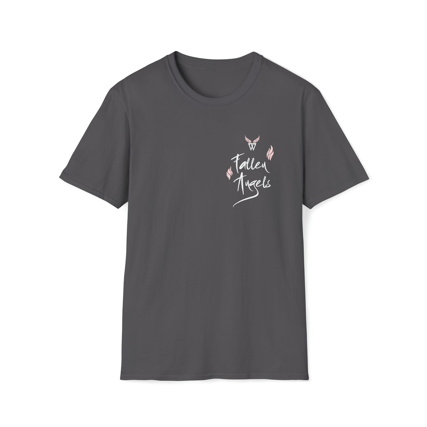 Augmented Reality T-shirt with Phoenix Wings for adults with QR code that displays digital wings when pointed with the camera New Trend in Digital Fashion