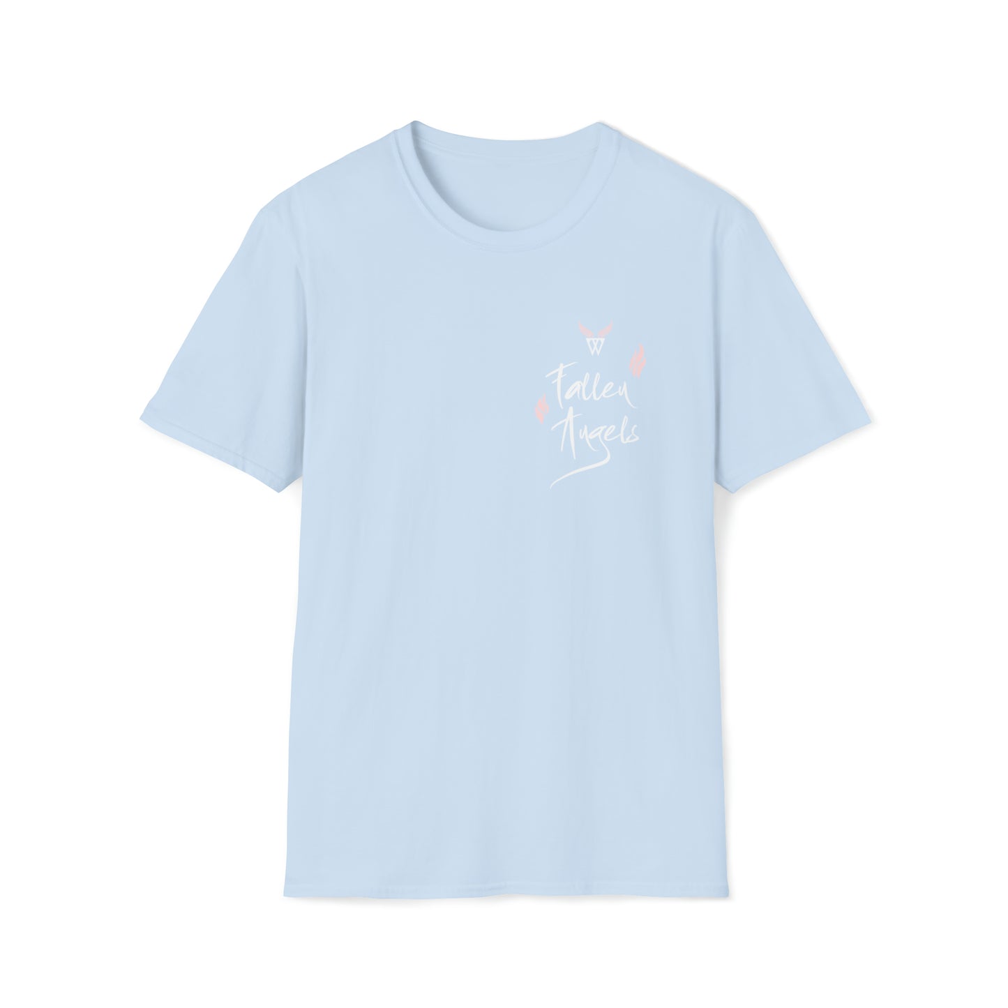 Augmented Reality T-shirt with Phoenix Wings for adults with QR code that displays digital wings when pointed with the camera New Trend in Digital Fashion