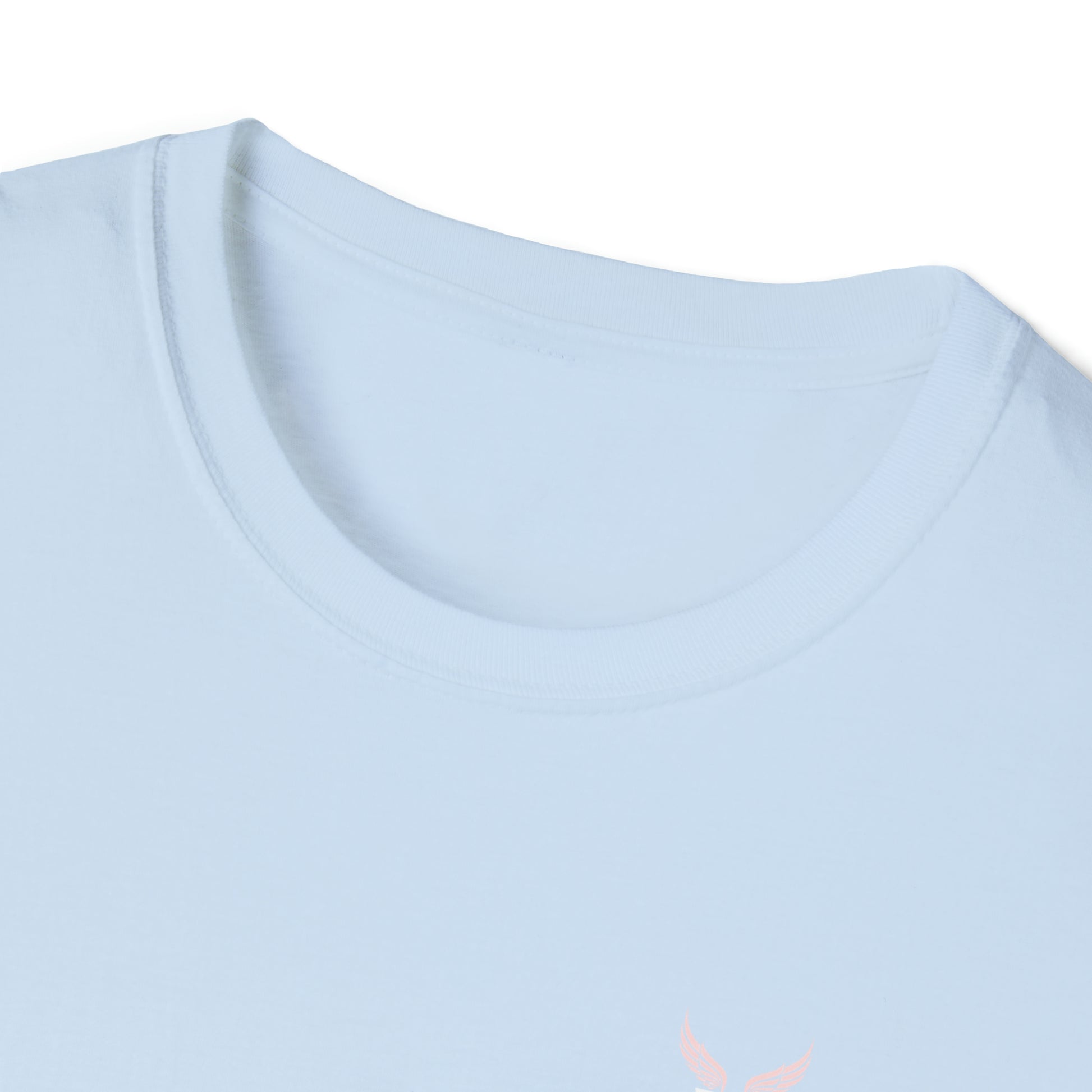 Augmented Reality T-shirt with Phoenix Wings for adults with QR code that displays digital wings when pointed with the camera New Trend in Digital Fashion