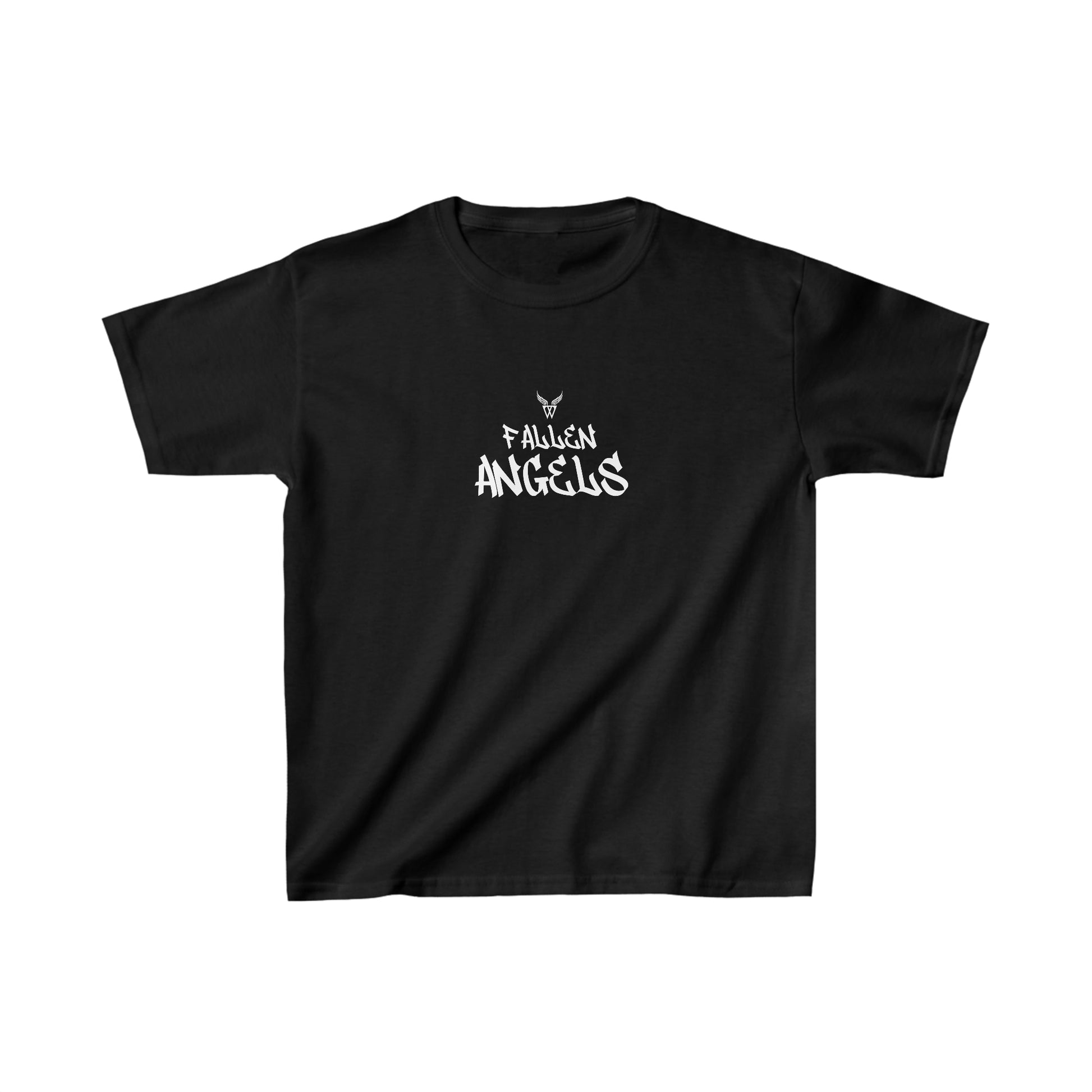 ROBOT Kids T-shirt with Wings in Augmented Reality QR code that displays digital wings when pointed with the camera