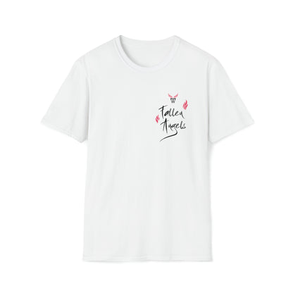 Augmented Reality T-shirt with Phoenix Wings for adults with QR code that displays digital wings when pointed with the camera New Trend in Digital Fashion