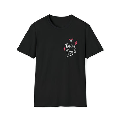 Augmented Reality T-shirt with Phoenix Wings for adults with QR code that displays digital wings when pointed with the camera New Trend in Digital Fashion