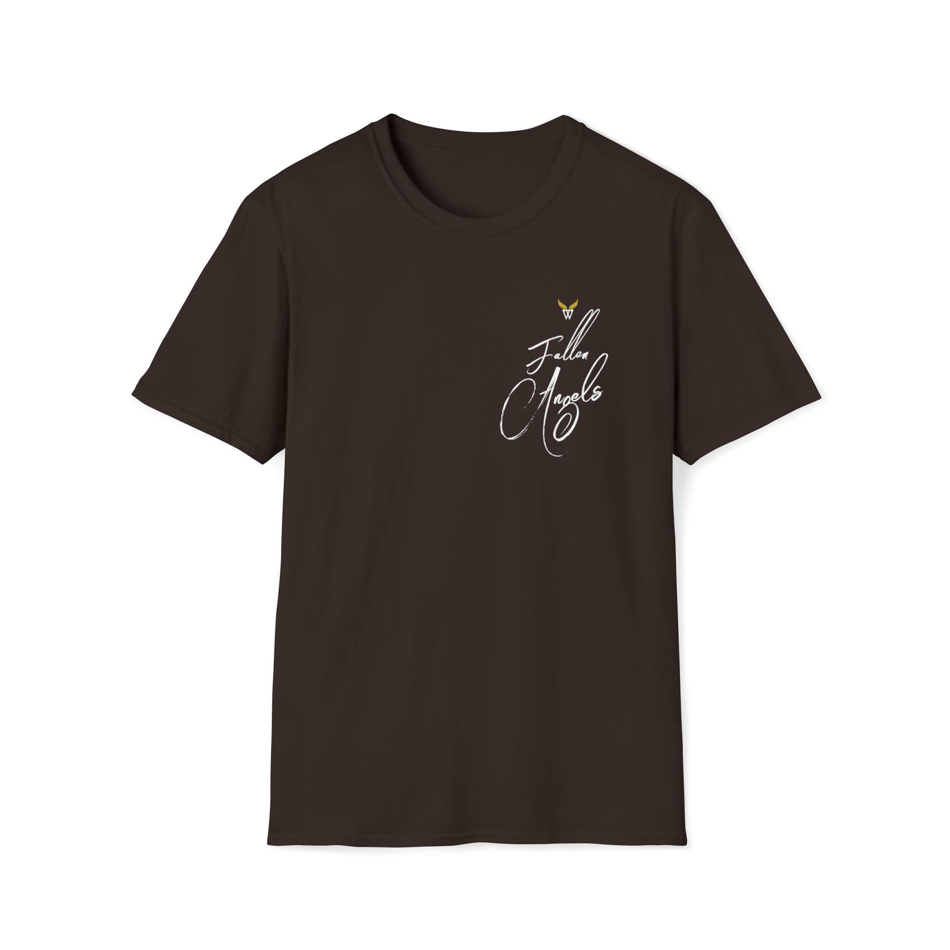 Augmented Reality T-shirt for adults with QR code that displays digital ANGEL wings when pointed with the camera New Trend in Digital Fashion