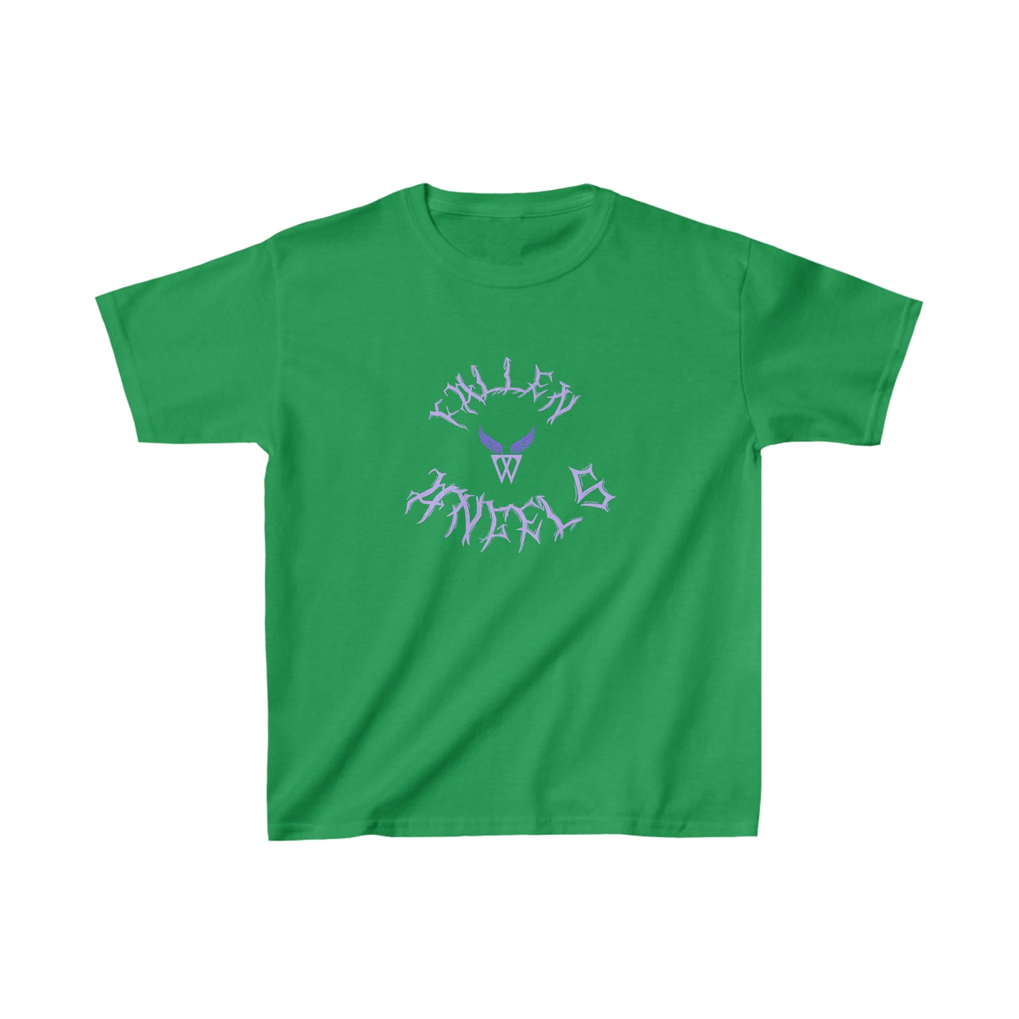 DRAGON Kids T-shirt with Wings in Augmented Reality QR code that displays digital wings when pointed with the camera