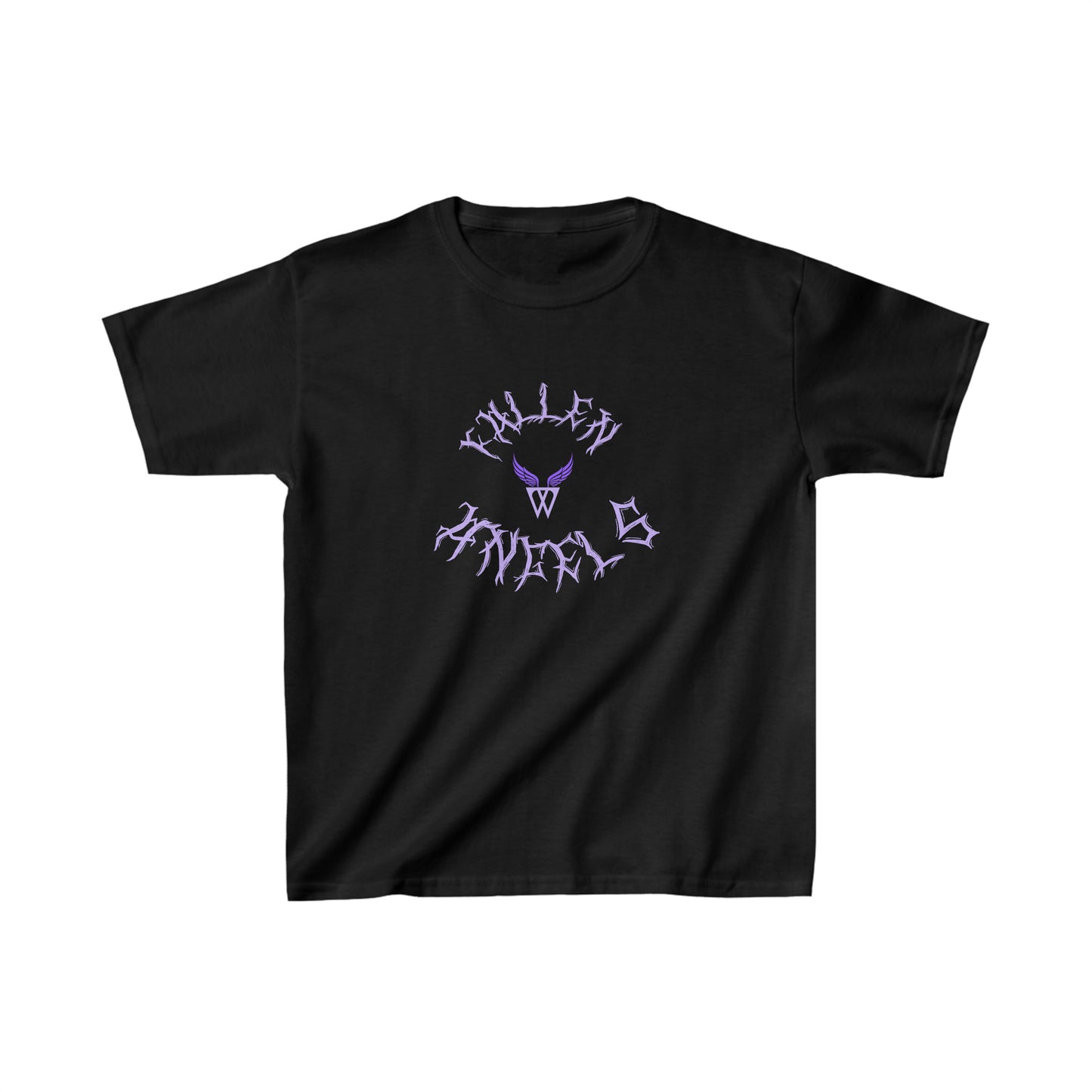 DRAGON Kids T-shirt with Wings in Augmented Reality QR code that displays digital wings when pointed with the camera