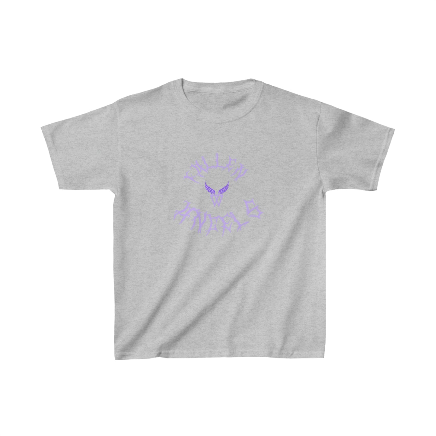 DRAGON Kids T-shirt with Wings in Augmented Reality QR code that displays digital wings when pointed with the camera