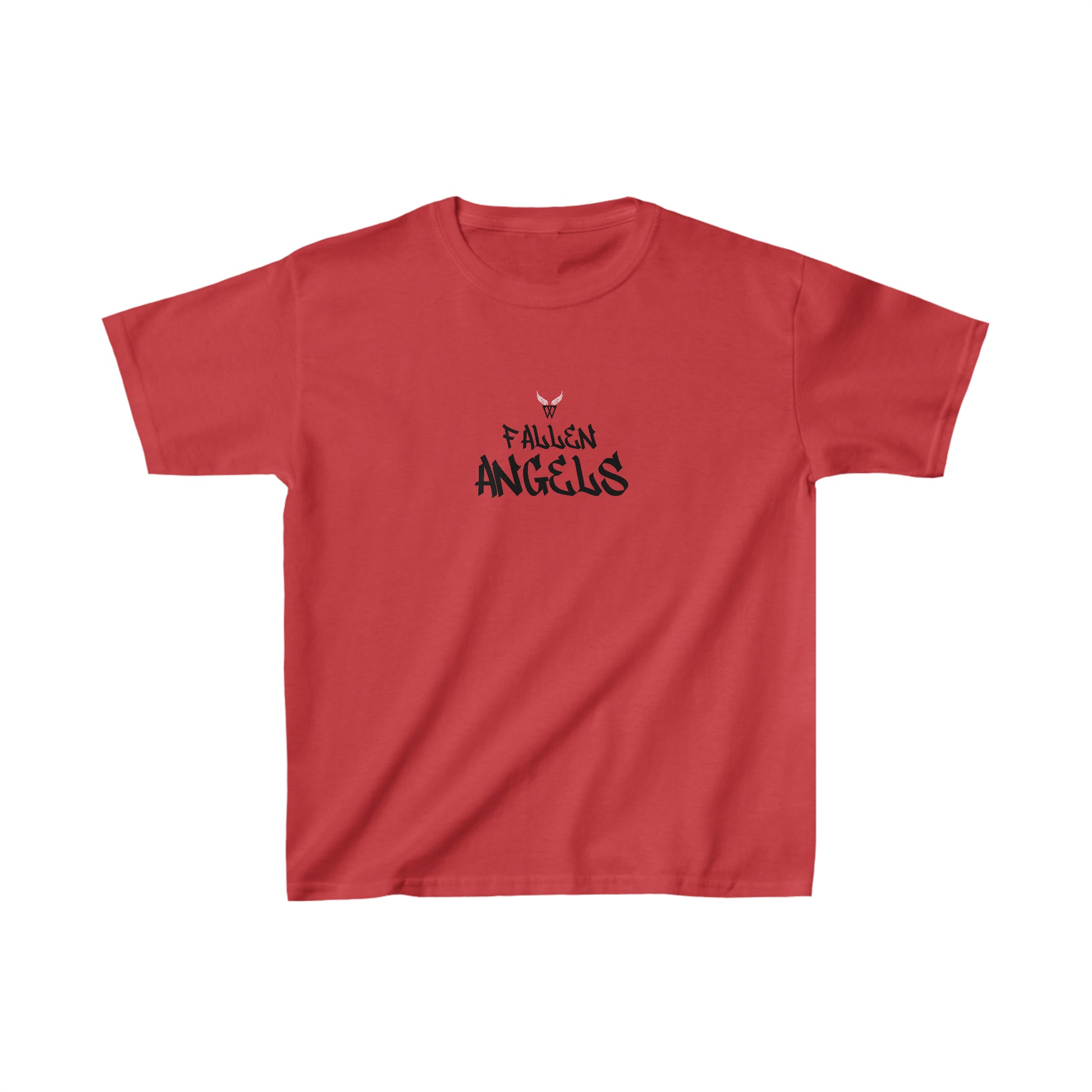 ROBOT Kids T-shirt with Wings in Augmented Reality QR code that displays digital wings when pointed with the camera