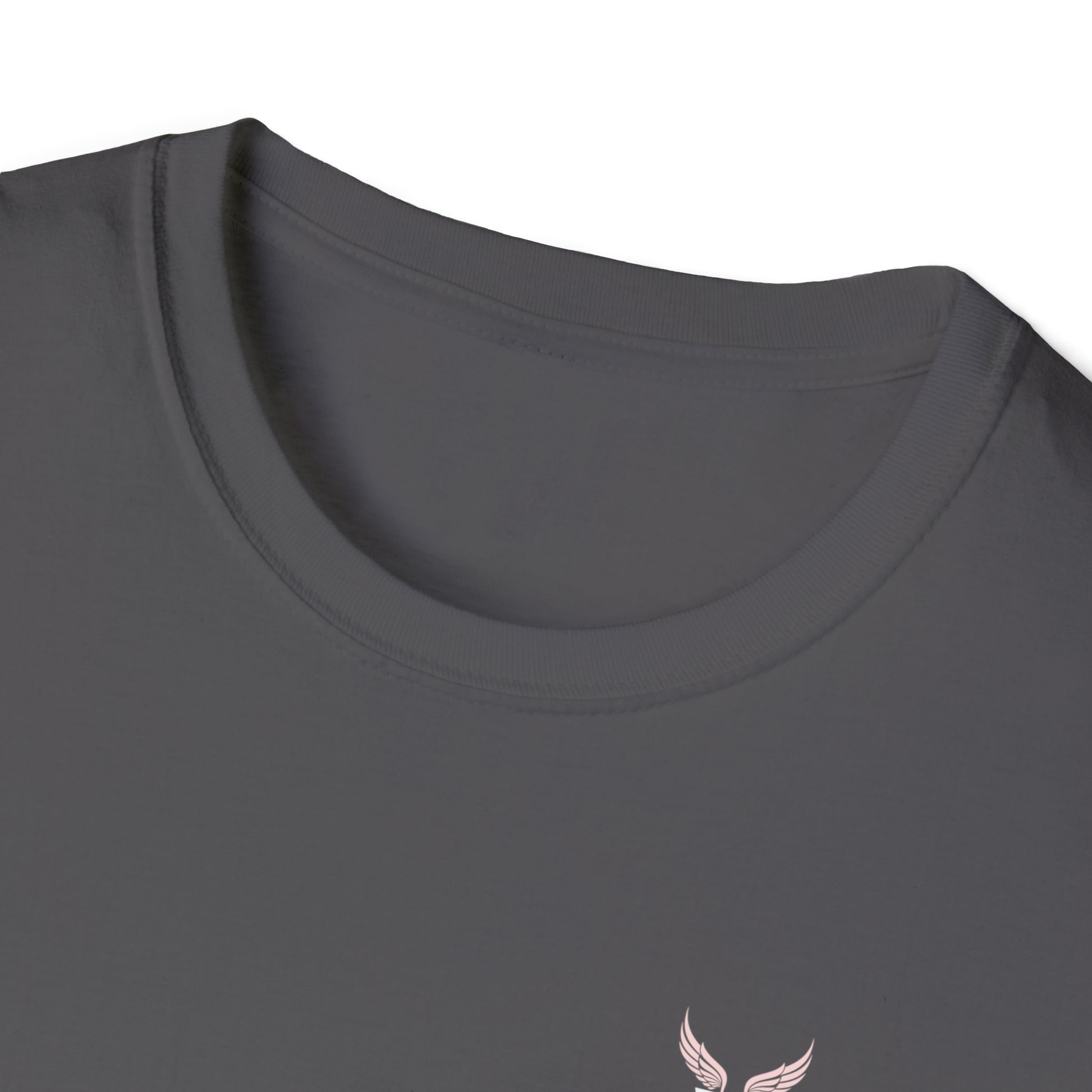 Augmented Reality T-shirt with Phoenix Wings for adults with QR code that displays digital wings when pointed with the camera New Trend in Digital Fashion