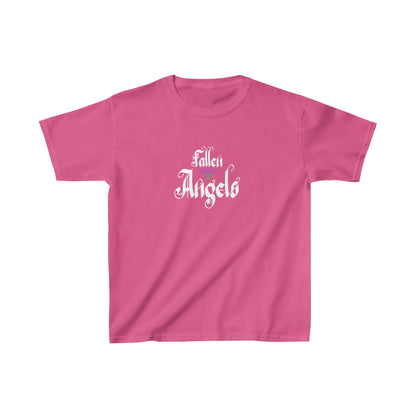FAIRY Kids T-shirt with Wings in Augmented Reality QR code that displays digital wings when pointed with the camera