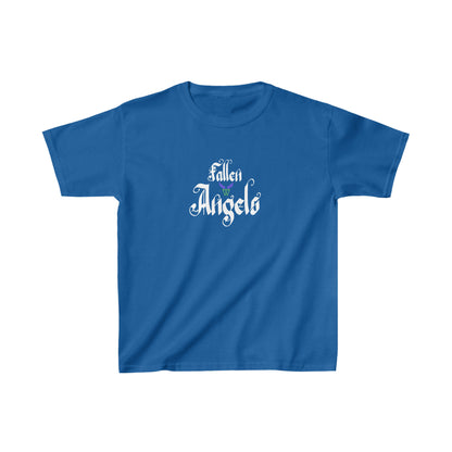 FAIRY Kids T-shirt with Wings in Augmented Reality QR code that displays digital wings when pointed with the camera