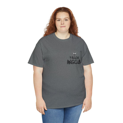AR T-shirt for adults with QR code that displays digital wings when pointed with the camera New Trend in Digital Fashion