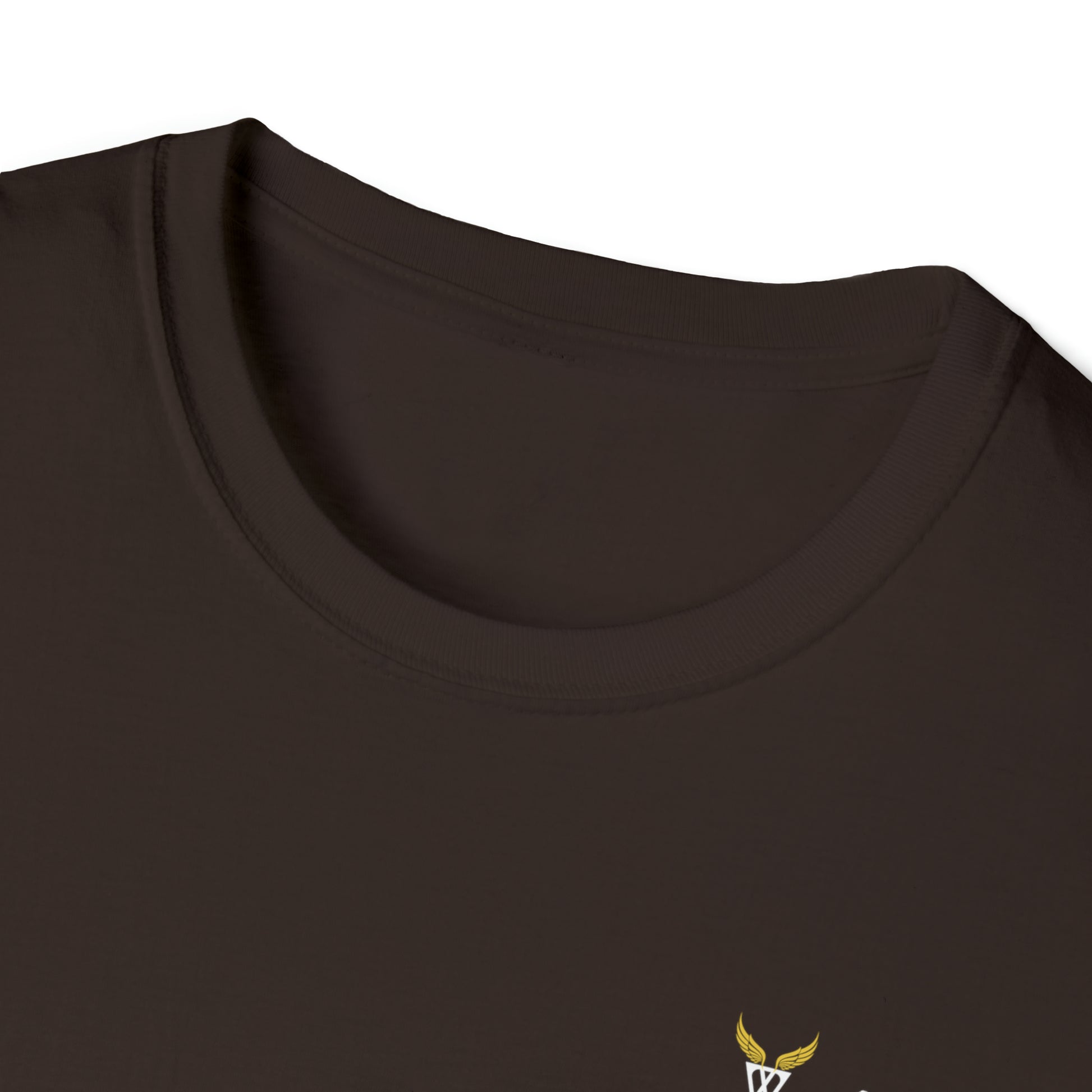 Augmented Reality T-shirt for adults with QR code that displays digital ANGEL wings when pointed with the camera New Trend in Digital Fashion