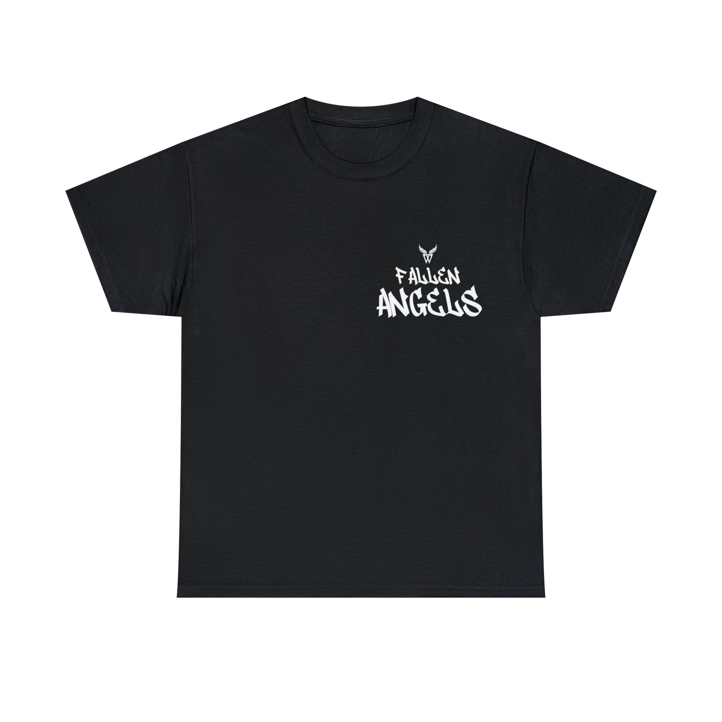 Augmented Reality T-shirt for adults with QR code that displays digital ROBOT wings when pointed with the camera New Trend in Digital Fashion