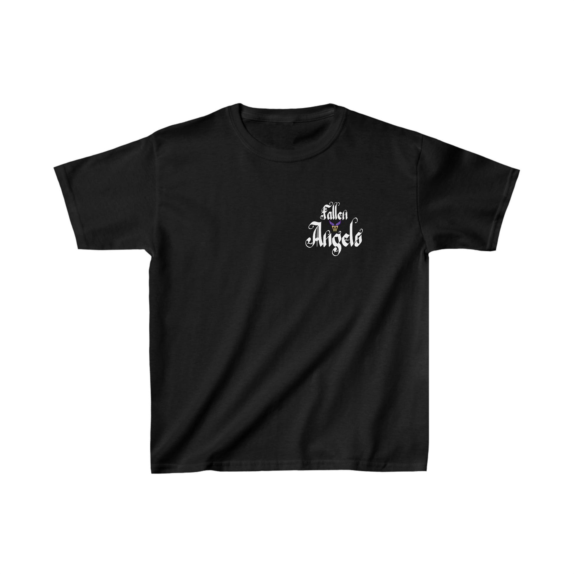 FAIRY Kids T-shirt with Wings in Augmented Reality QR code that displays digital wings when pointed with the camera