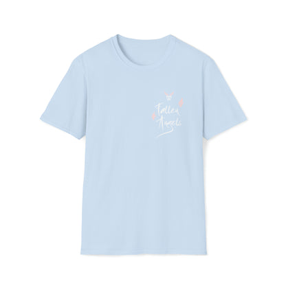 Augmented Reality T-shirt with Phoenix Wings for adults with QR code that displays digital wings when pointed with the camera New Trend in Digital Fashion