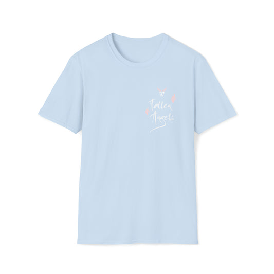 Augmented Reality T-shirt with Phoenix Wings for adults with QR code that displays digital wings when pointed with the camera New Trend in Digital Fashion